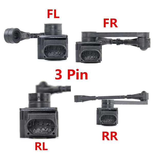 4PCS Fram & Bak Höjdnivåsensor för Land Rover DISCOVERY III L319 Range Rover Sport LR020155 LR020157 LR020161