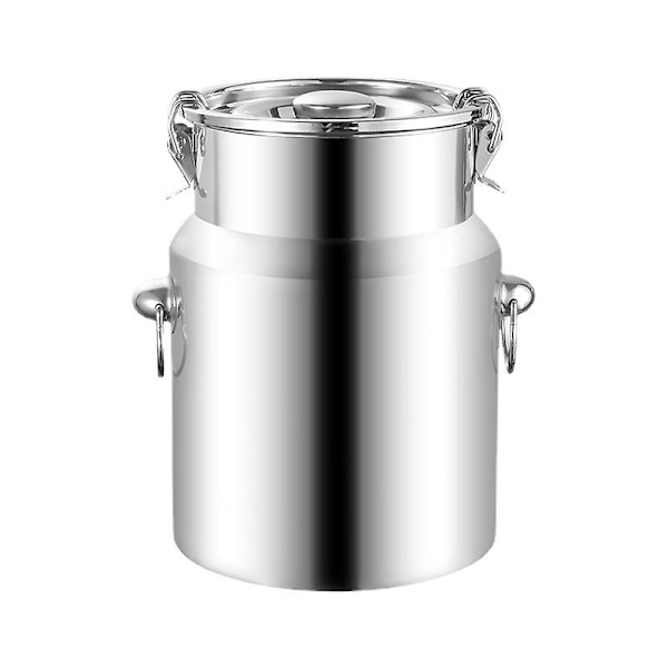 5L/9L/14L Hermetiske rustfrie ståltrommer for melketransport - 201 bøttemjølkekanne med forseglet lokk