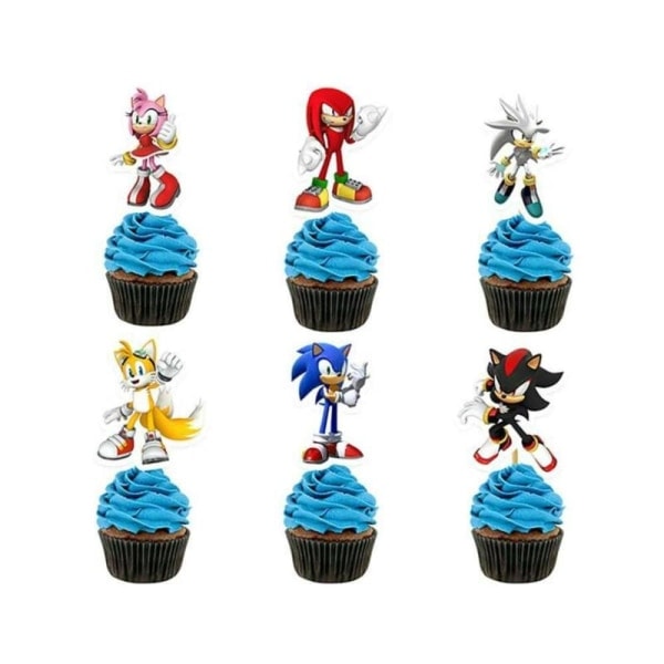 IC Sonic Hedgehog Fødselsdagsartikler Sonic Folie Latex Balloner