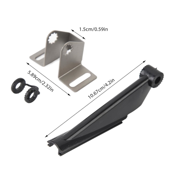 Wenyi Transducer Brakett 000 10262 001 Støtsikker Sterk Struktur Skimmer Transom Mount Passer for Lowrance