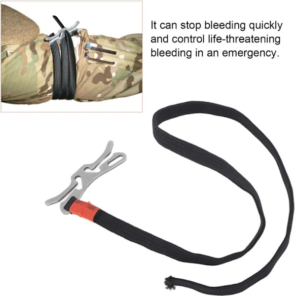 Clip-on Tourniqueter Snabb Hemostas Enhandsmanövrering Expanderbar Clip-on Tourniquet för Inomhus- och Utomhusaktiviteter, DUBUNS