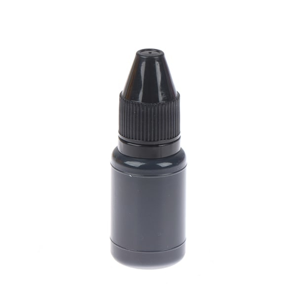 IC 10ml Blækpude Flash Refill Hurtigtørrende stempelblæk Lysfølsom Sort