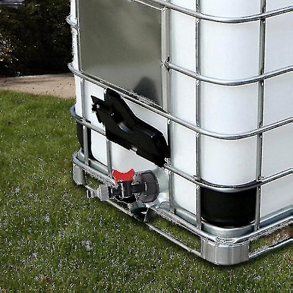 Högkvalitativ 1000 liters IBC-vattentank med S60x6-adapterventil och 3/4-Yvan (endast kran) [ALJ]