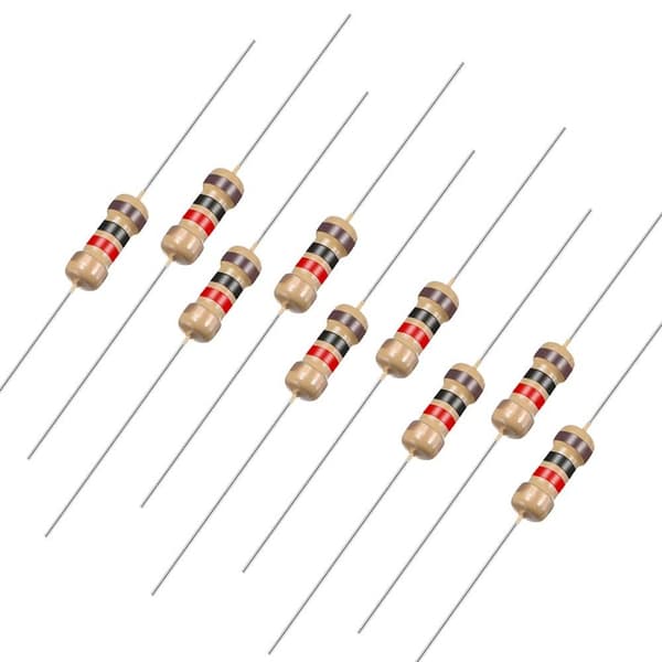 1000 kpl 1K Ohm vastus 1/4W 5% toleranssi