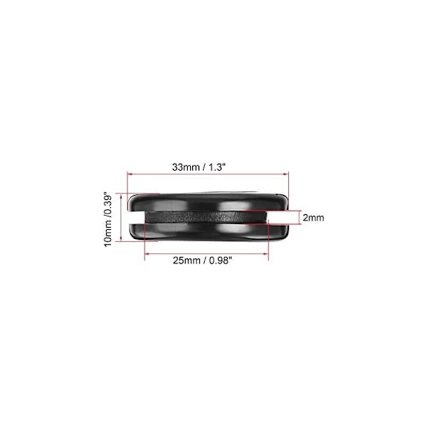 Kumiläpivienti pyöreä kaksipuolinen tuki halkaisija 40mm kumikaapelitiiviste suojaus 4kpl, DEBUNS:ilta