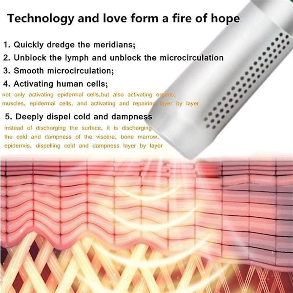 Terahertz-terapienheter Thz-blåsstav Hälsosamma fysioterapiplattor Elektrisk värmeterapi Mas