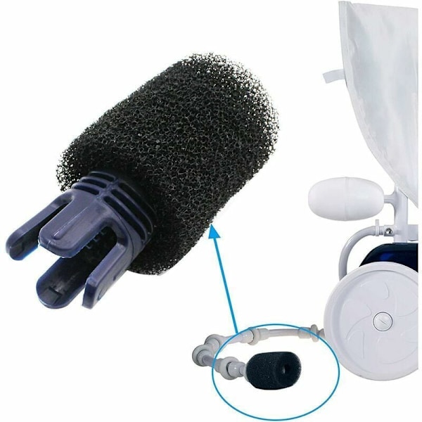 RTGPT Anti-Sprut Dyse med 6 Skumbørster for Polaris 280 Bassengrobot, Tilsvarende Tail Sweep Pro TSP10S...DEBUNS
