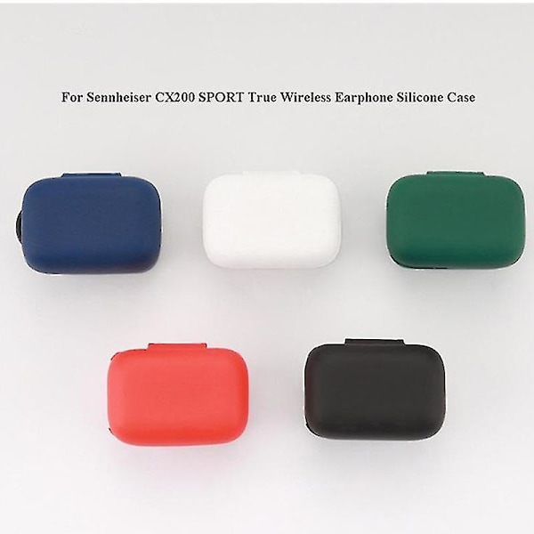 För Sennheiser Cx200tw1-sport Cover Bluetooth Tws Hörlurar Skyddande Hylsa Väska Med Spänne