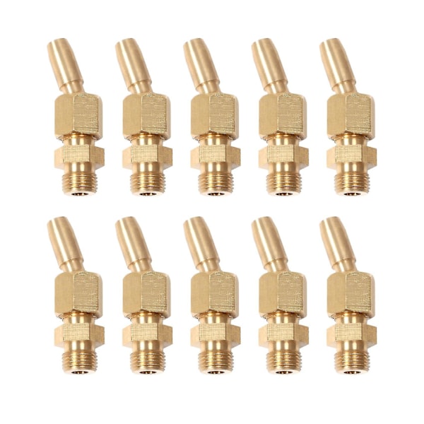 10 stk. 1/8 tommer DN6 messing sprøjtende spray vandfontænedyser