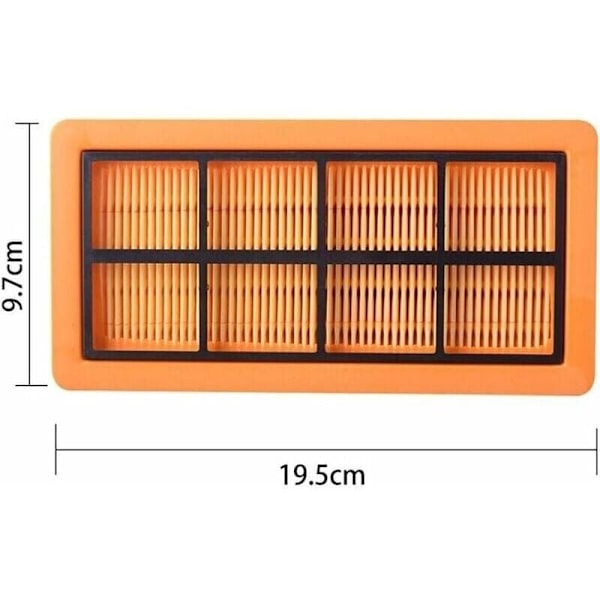2 Erstatningsfiltre for Kärcher AD 3200, AD 3 Premium og AD 4 Premium Støvsugere..DEBUNS