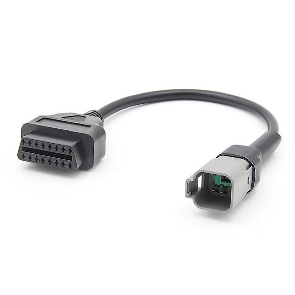 6PIN to 16PIN Diagnostic OBD2 Cable Adapter, OBDII Scanner Replacement for CAN AM ATV UTV Motorcycle Bike Tools