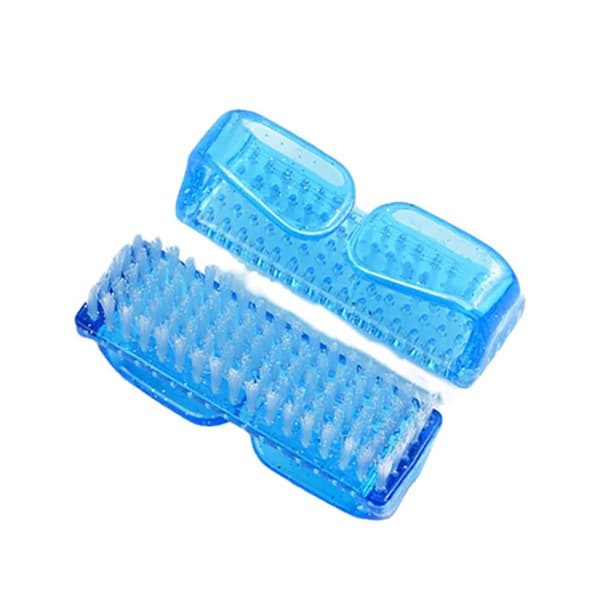 4 ST Nagelborstar Nagelrengöring BLÅ BLÅ BLUE