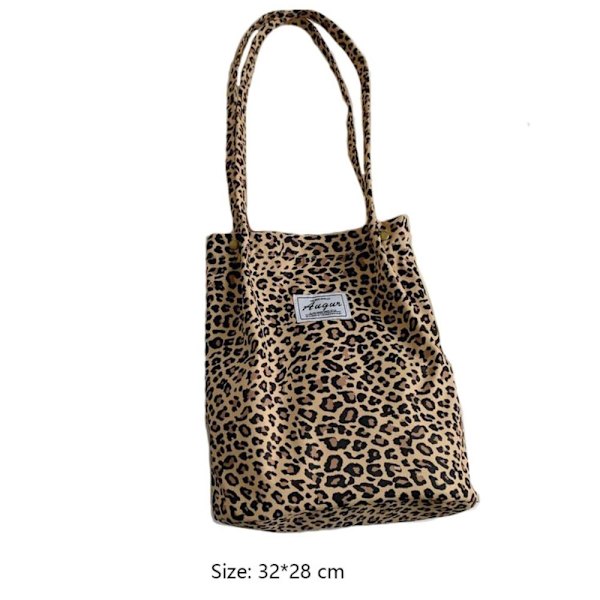 Casual Tote Bag Leopard Axelväska 2 2 2 2