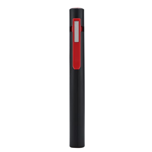 Oppladbar COB LED Lommelykt Magnetisk Roterende Klips Rød Penn Arbeidslys