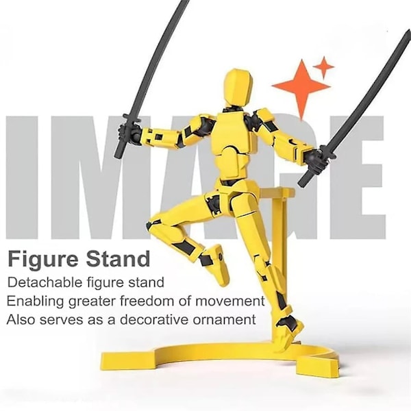 Dummy13 Magnetisk Actionfigursett, 3D Magnetisk Actionfigursett