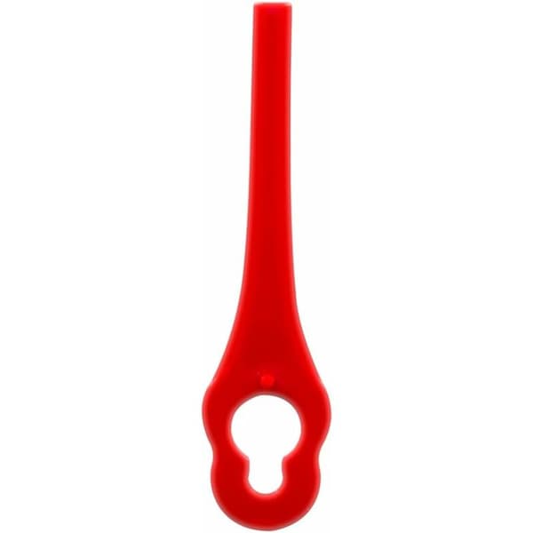 Pakke med 100 erstatningsplastblader for Florabest LIDL gresstrimmer, lengde 83 mm (pakke med 100)