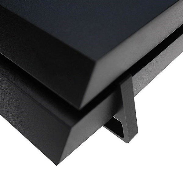 Svart horisontellt stativ för Sony PS4/Slim/Pro-konsol 4 st svarta horisontella stativhållare