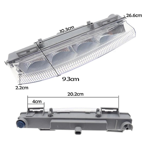 A2049068900 A2049069000 Auton etu-LED DRL -päiväajovalot sumuvalot - W204 W212 C250 C350