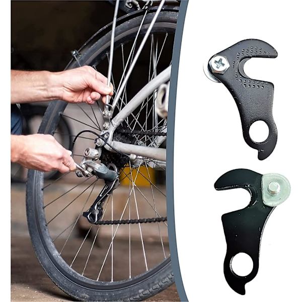 Pakke med 2 sykkelderailleur-hengsel-adapter Mech Front Derailleur-hengsel med skruefeste