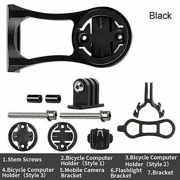 Qqdd Paras Tek Garmin Edge Laajennettu Etukiinnike Yhteensopiva Gopro-Pyörän Ohjaustankojen Kanssa Yhteensopiva Niterider-Sovittimen Kanssa - Hyvä