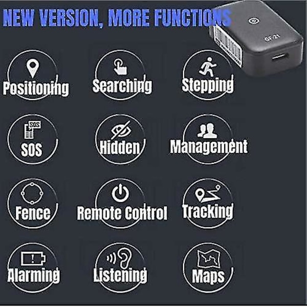 Gf-21 Mini GPS Tracker Stemmeaktiveret Optager Lydenhed Wifi/gsm