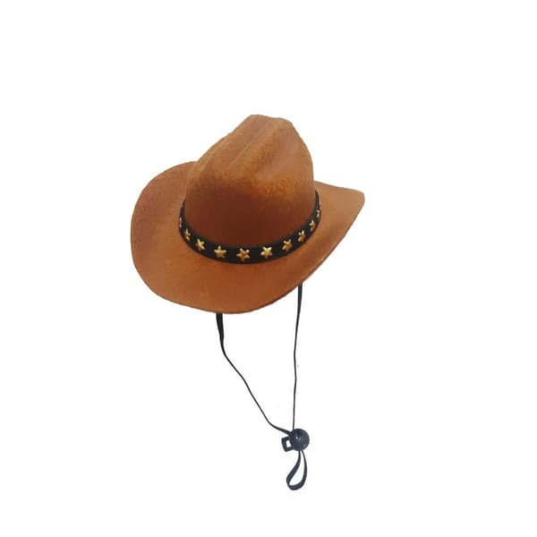 Mini Cowboyhatt for katt og hund