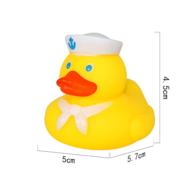 Luovia Halloween-kumikissoja, jotka ääntävät puristamalla, MJ51-lelu, kelluva keltainen kissa (10 kpl) Navy Duck