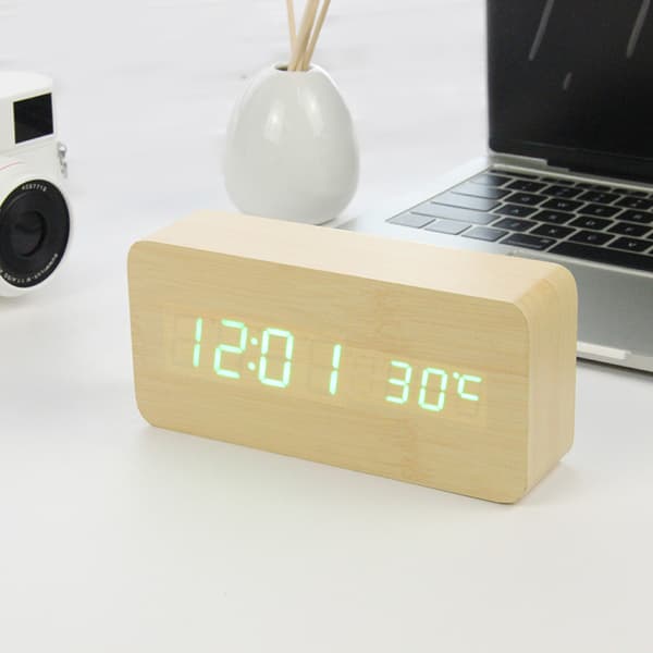 Digitaalinen LED-herätyskello, samppanja 227 Champagne