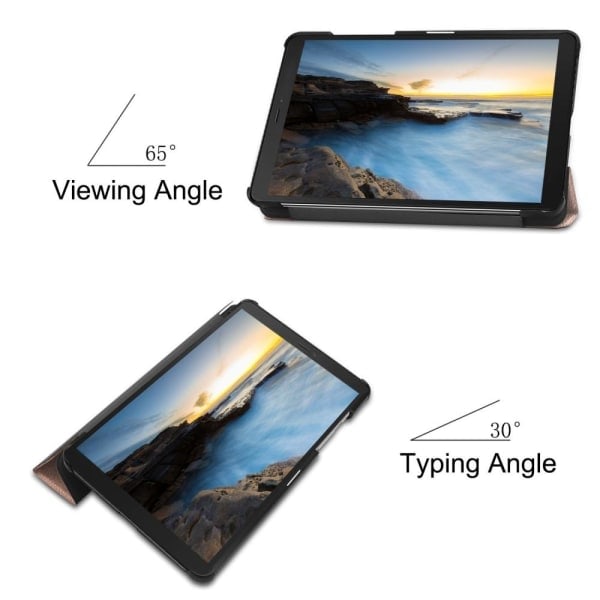 IC Samsung Galaxy Tab A 8.0 - Tri-Fold Cover - Rosaguld Rosaguld Rosaguld