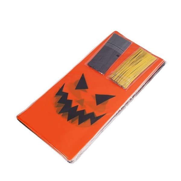 Halloween Karkkipussit Välipalapussi MUSTA musta black