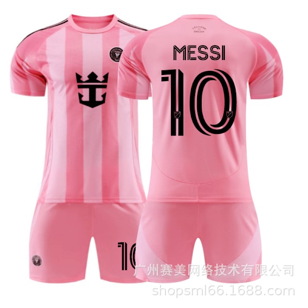 Miami International Home Stadium Nr. 10 Messi Trøje Nr. 9 Suarez 23 Beckham Børnefodbold Size 23 socks XS