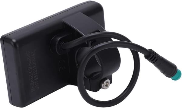 S866/S900 Elcykel LCD-display, Multifunktionshastighedsmåler, Baggrundsbelyst ABS Vandtæt, 24V/36V/48V Til E-cykler, 22,2 mm Styr