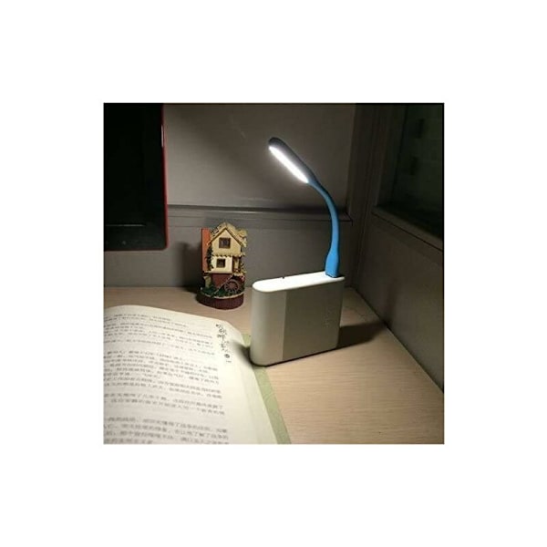 8-osainen USB LED-valo, Mini joustava USB-valo, Näppäimistövalo kannettavalle tietokoneelle/PC:lle, USB-lukuvalo, Pieni kirjavalo, 8 väriä