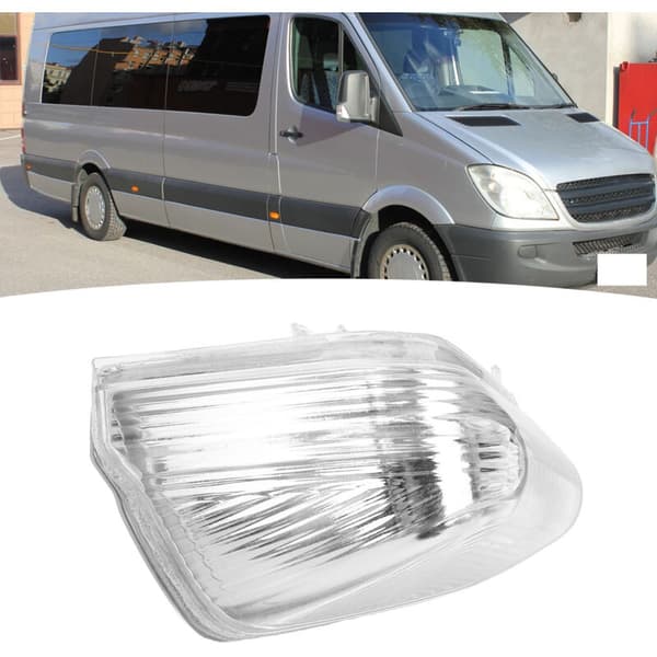 Vanntett blinklysglass for sidespeil EMPID0021 høyre side erstatning for Benz Sprinter