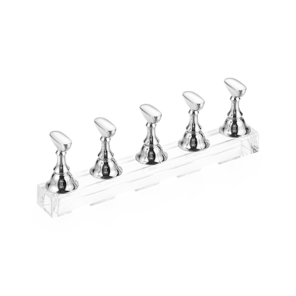 Nagellack Övningstips Nagelkonst Displayställ SILVER silver silver
