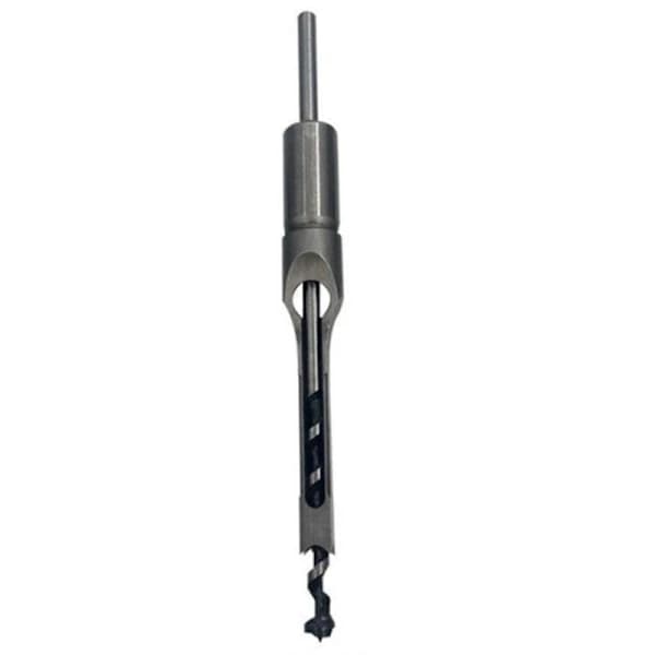 4 Square Hole Wood Drill Bit Set, Compatible with Mortise and Tenon Joints, Deep Square Hole Cutting Tools for Woodworking-FX-
