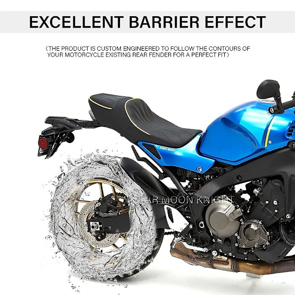 Abs Plast Bakskjermforlenger Skjerm For Yamaha Xsr900 Xsr 900 2022- Motorsykkel Bakskjermutvidelse Huggerutvidelse