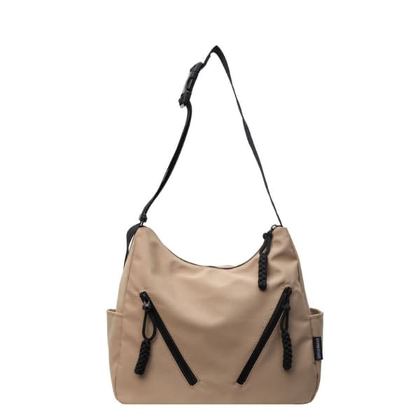 Tygväska Axelväska KHAKI khaki khaki