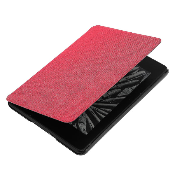 Skyddsfodral Pu Cover Auto Wake / Sleep för Kindle Red