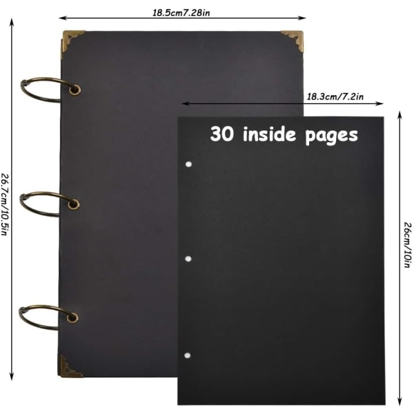 Scrapbookingpapper 26 x 18 cm DIY fotoalbum
