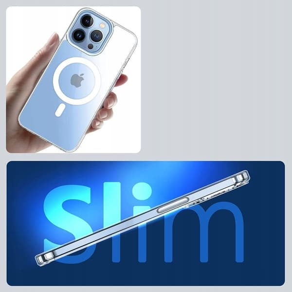 Tech-Protect iPhone 13 Pro Max Deksel Magmat MagSafe Transparent 40