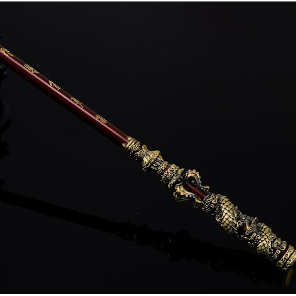 Black Myth Wukong spel kringutrustning 35CM Monkey King Ruyi Golden Hoop full metal hantverk prydnader modell