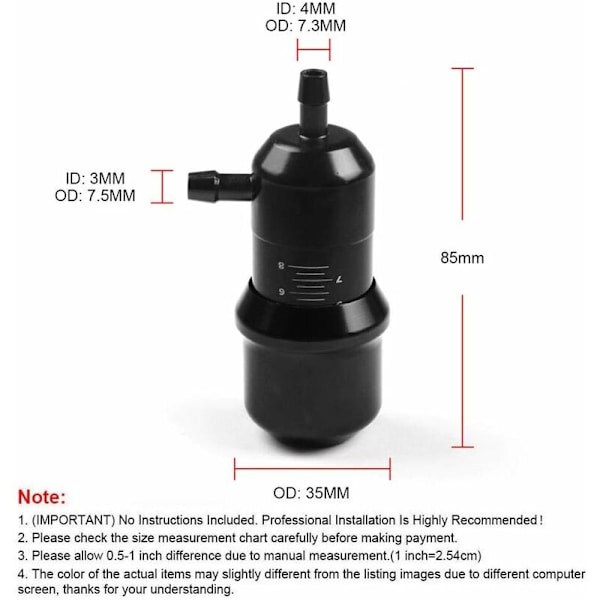 Universell Manuell Turbo Boost Controller, Justerbar 0-60 Psi Aluminiumlegering Turbo Motor Controller Regulatorventil
