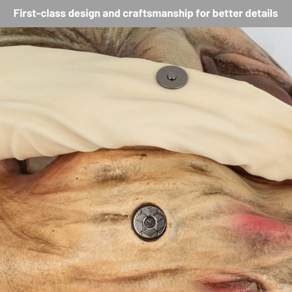 IC PartyHop Skrämmande Alien Mask Skräck Helhuvud Magnet Mask för Halloween Kostymfest Karneval Cosplay