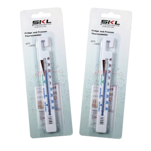 2-pack kyl- och frys termometer -30 grader till +40 grader