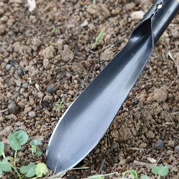 Hagespade - Multifunksjonell flat spade i stål, lukeverktøy, multifunksjonelle hageredskaper for hage, plen, gård, tun og hagetilbehør