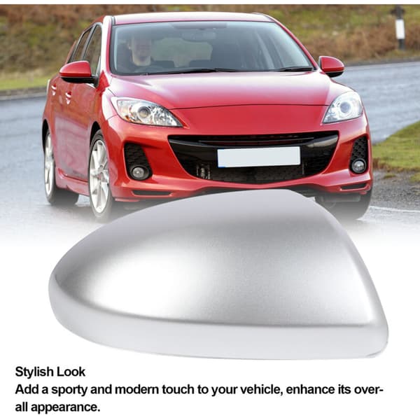 Udskiftningssidespejlskappe til Mazda 2007-2014 Sølv Højre