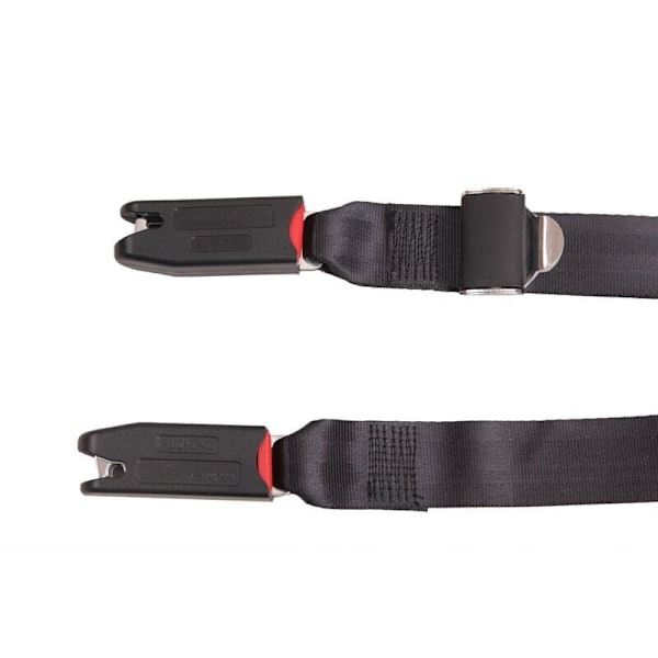Universal Isofix-strop til autostole, Isofix One Touch-sele Ltuikhq Blød polyester Sort 1,6 m, 15000N trækkraft, fra DEBUNS