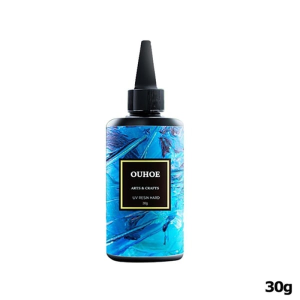 IC UV-hærdende harpiks Ultraviolet hærdende epoxyharpiks Hård Krystalklar 30g