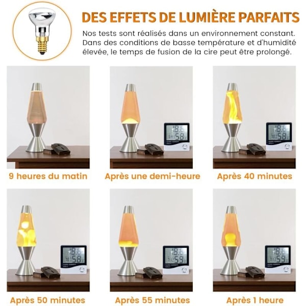 25W E14 Lavalamp pære R39 Reflektor Glødepære 25W E14 R39 Lavalamp pære (4 stk.) [Energiklasse A++]